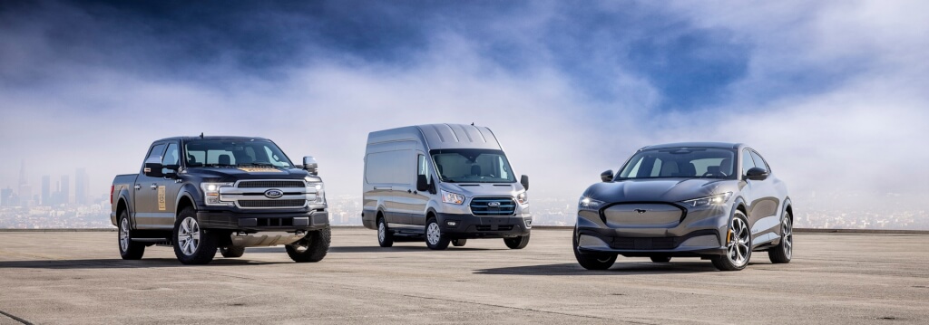 Ford reveals the 2022 E-Transit – an all-electric version of the world’s best-selling cargo van – featuring next-level connected vehicle technology with Built Ford Tough capability and electric vehicle-certified dealer support, all for a price starting under $45,000